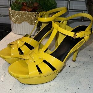 YSL tribute leather heels
